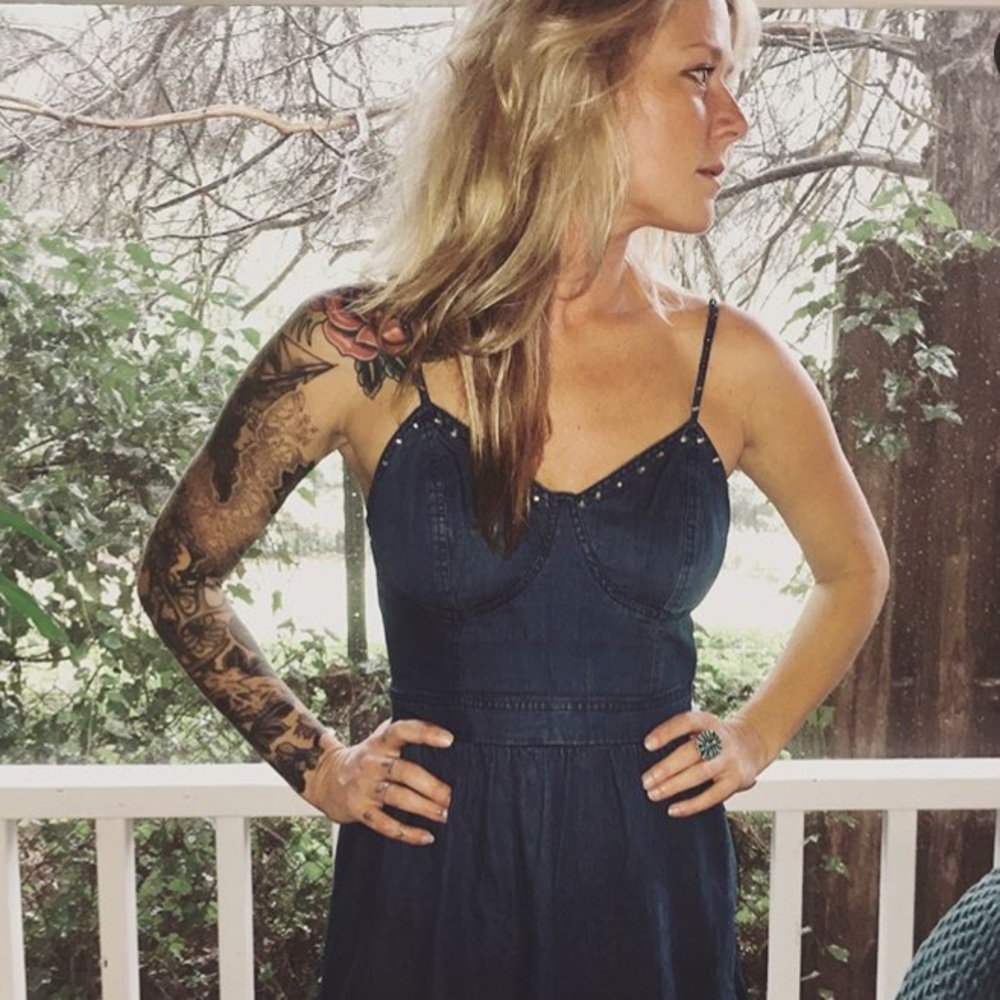 Blue jean dress